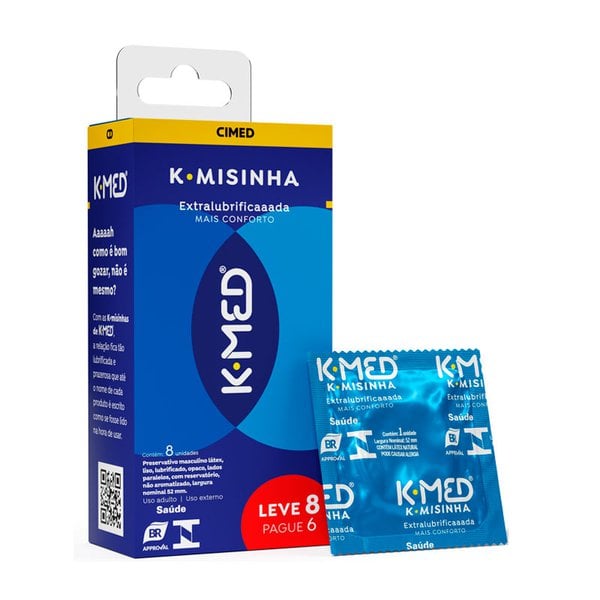 Preservativo K-Med Extralubrificada 8 unidades